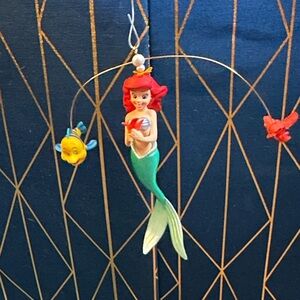 KEEPSAKE  Ariel Ornament with Red and Green Accents